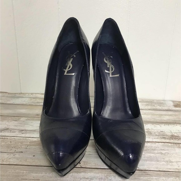 YVES SAINT LAURENT DIVINE 105 EEL PUMPS 36.5 - Picture 2 of 8